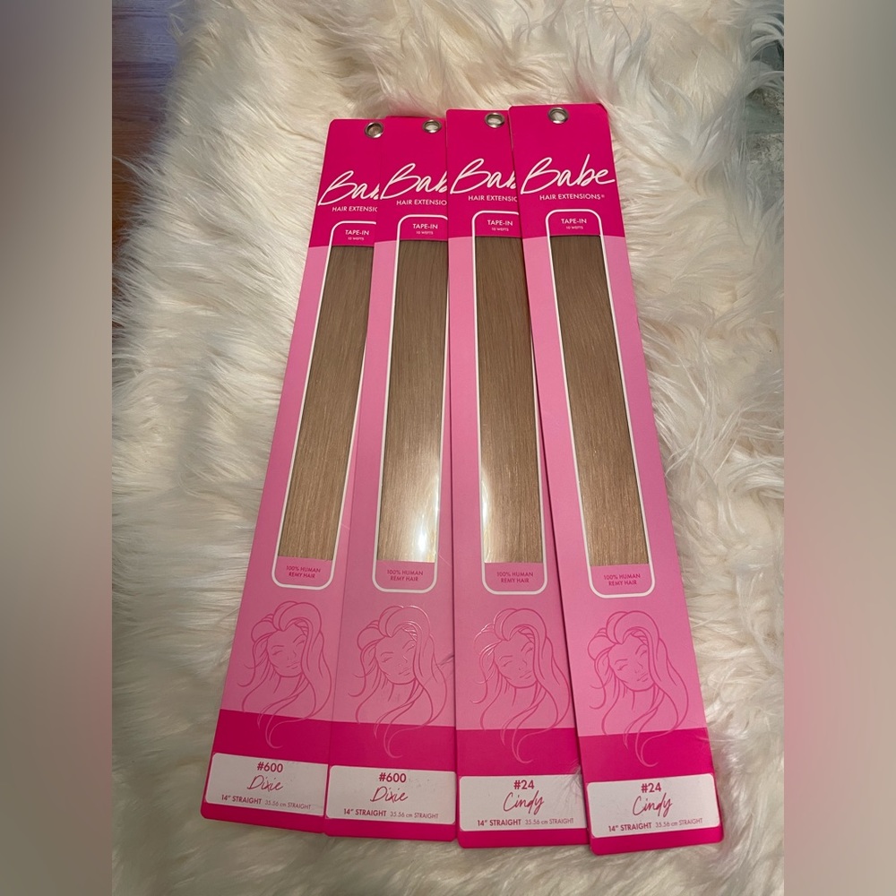 New 14” Babe Tape-In Hair Extensions